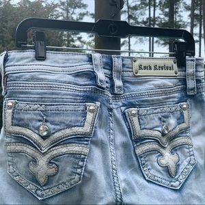 Rock Revival Raven Straight Jeans 29 EUC